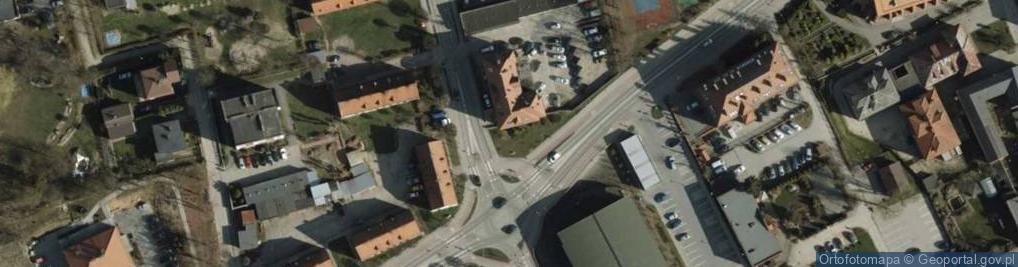 Zdjęcie satelitarne Komenda Powiatowa Policji w Kościerzynie