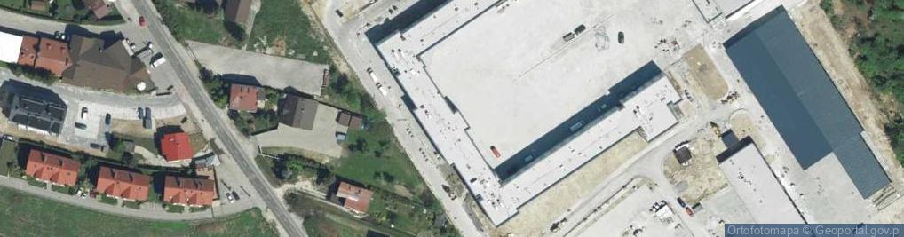Zdjęcie satelitarne Komenda Powiatowa Policji w Krakowie