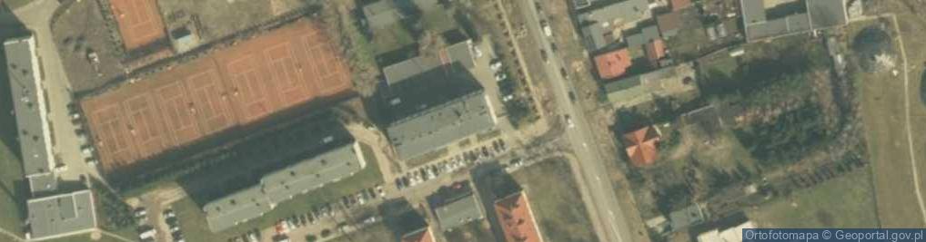 Zdjęcie satelitarne Komenda Powiatowa Policji w Łęczycy