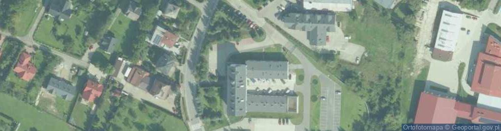 Zdjęcie satelitarne Komenda Powiatowa Policji w Limanowej