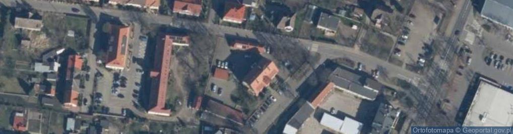 Zdjęcie satelitarne Komenda Powiatowa Policji w Łobzie