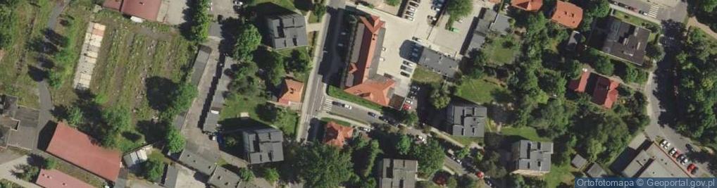Zdjęcie satelitarne Komenda Powiatowa Policji w Lubinie