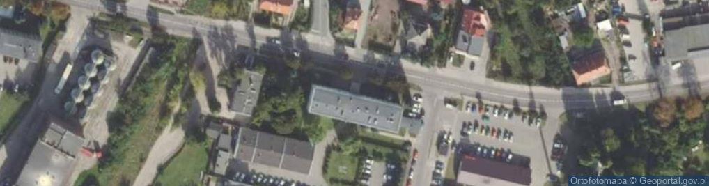 Zdjęcie satelitarne Komenda Powiatowa Policji w Międzychodzie