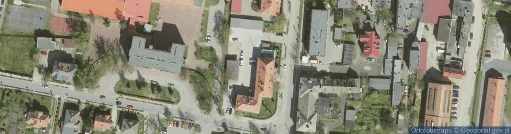 Zdjęcie satelitarne Komenda Powiatowa Policji w Miliczu