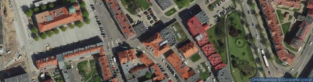 Zdjęcie satelitarne Komenda Powiatowa Policji w Oławie
