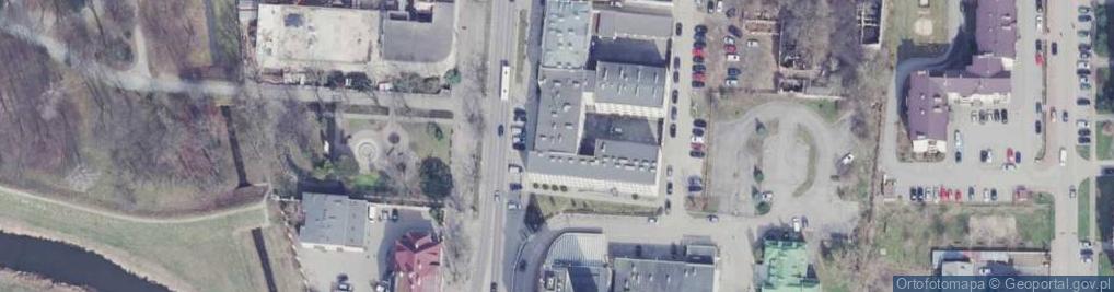 Zdjęcie satelitarne Komenda Powiatowa Policji w Ostrowcu Świętokrzyskim