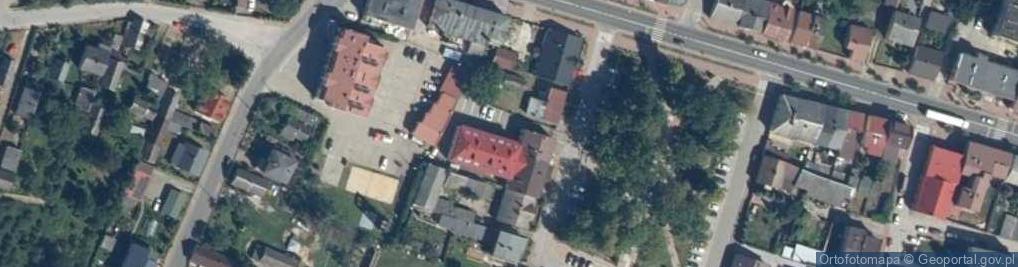 Zdjęcie satelitarne Komenda Powiatowa Policji w Przysusze