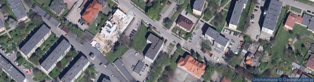 Zdjęcie satelitarne Komenda Powiatowa Policji w Pszczynie