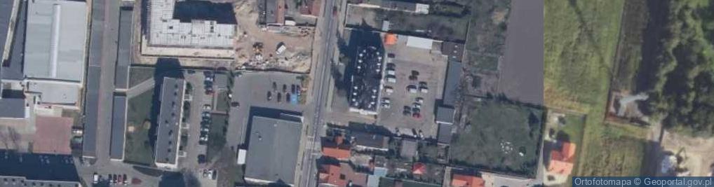 Zdjęcie satelitarne Komenda Powiatowa Policji w Rawiczu