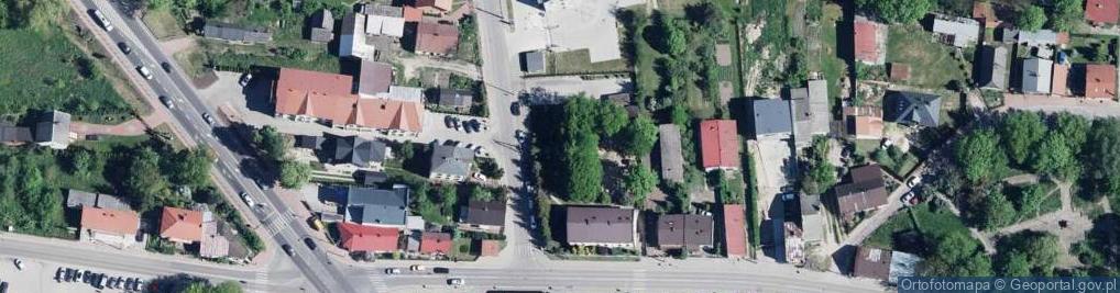 Zdjęcie satelitarne Komenda Powiatowa Policji w Rykach