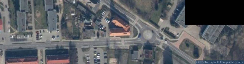 Zdjęcie satelitarne Komenda Powiatowa Policji w Świdwinie