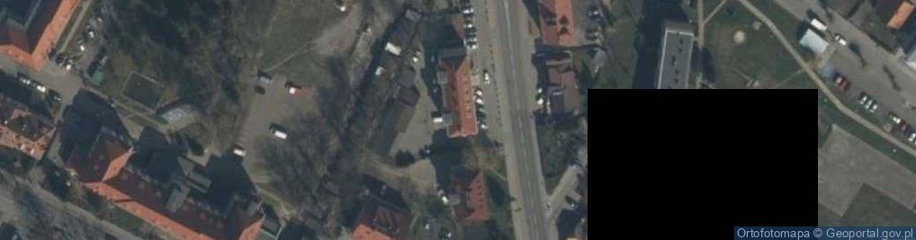 Zdjęcie satelitarne Komenda Powiatowa Policji w Sztumie