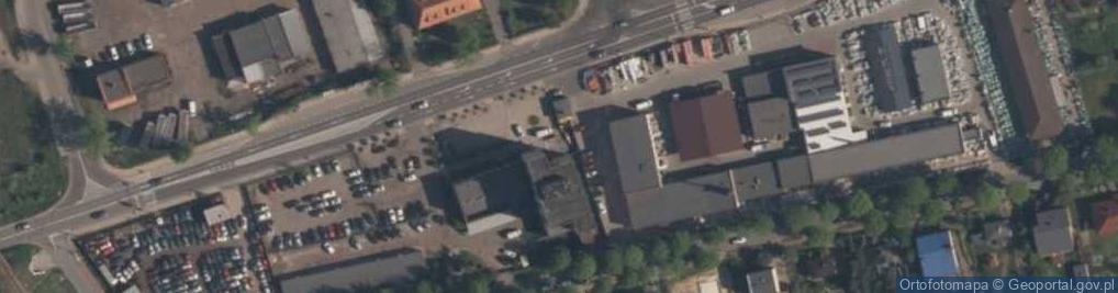 Zdjęcie satelitarne Komenda Powiatowa Policji w Wieluniu