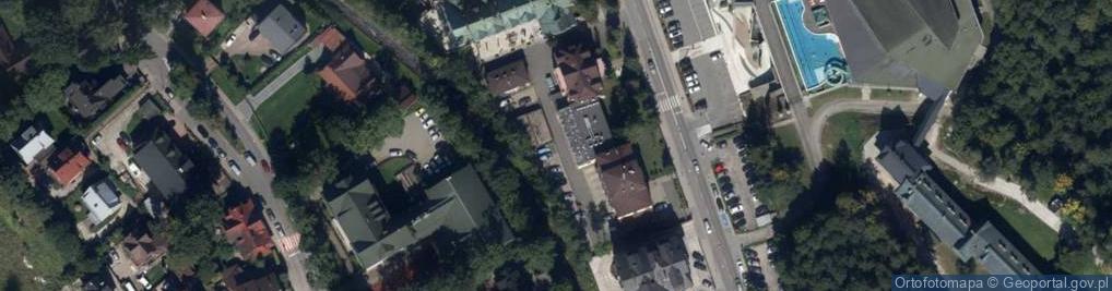 Zdjęcie satelitarne Komenda Powiatowa Policji w Zakopanem