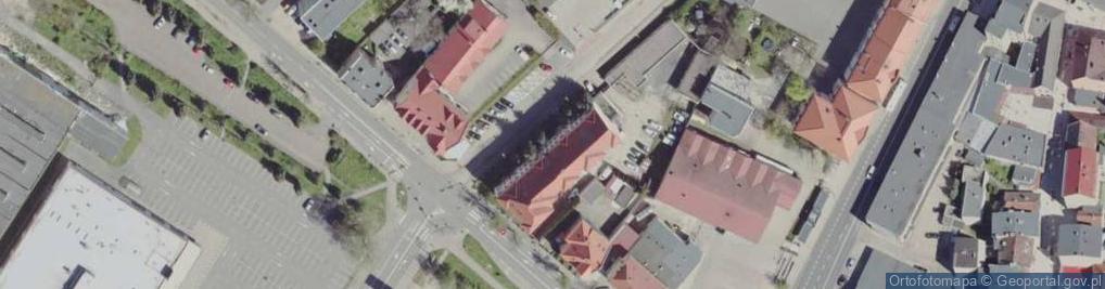 Zdjęcie satelitarne Komenda Powiatowa Policji w Żarach