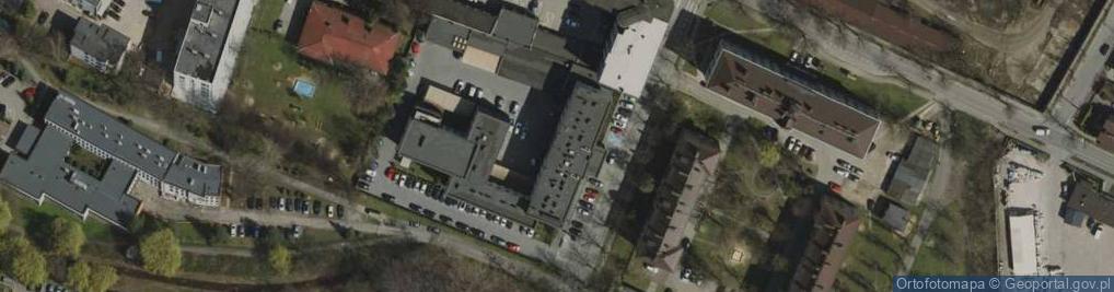 Zdjęcie satelitarne Komenda Powiatowa Policji w Zawierciu