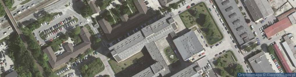 Zdjęcie satelitarne Komenda Wojewódzka Policji w Krakowie
