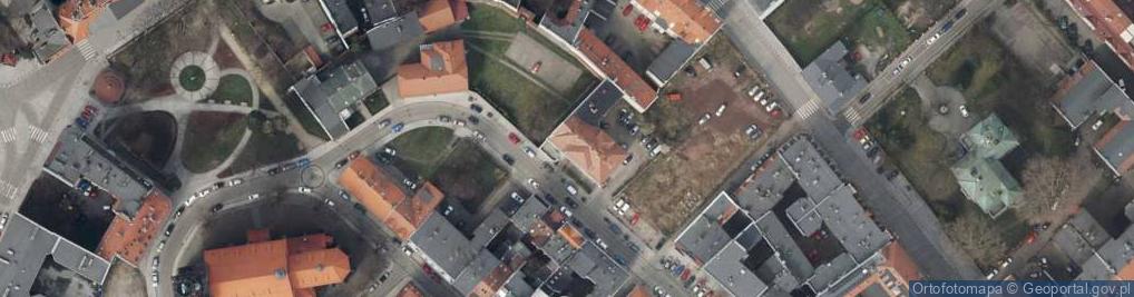 Zdjęcie satelitarne Komisariat Policji I w Gliwicach