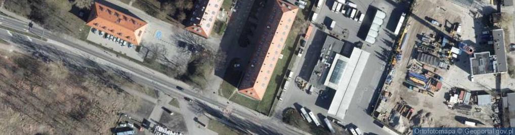 Zdjęcie satelitarne Komisariat Policji I w Gorzowie Wielkopolskim