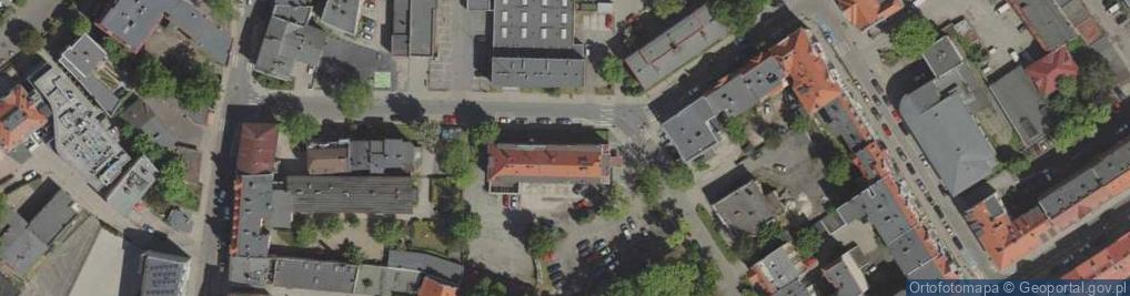 Zdjęcie satelitarne Komisariat Policji I w Jeleniej Górze