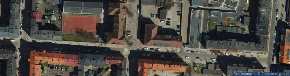 Zdjęcie satelitarne Komisariat Policji I w Słupsku