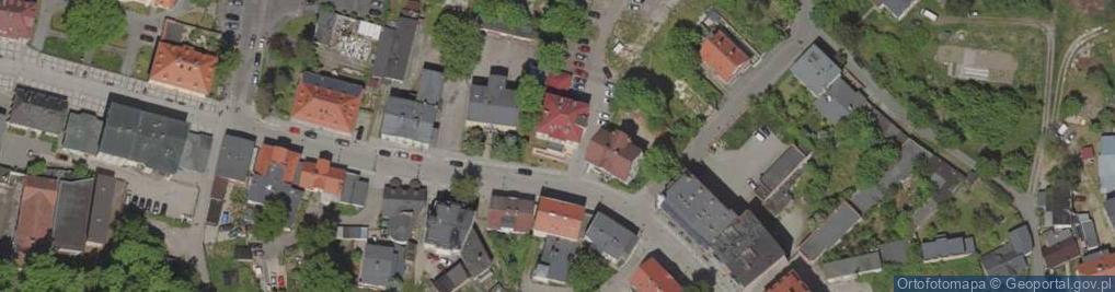 Zdjęcie satelitarne Komisariat Policji II w Jeleniej Górze