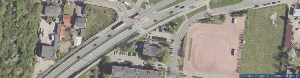 Zdjęcie satelitarne Komisariat Policji II w Radomiu