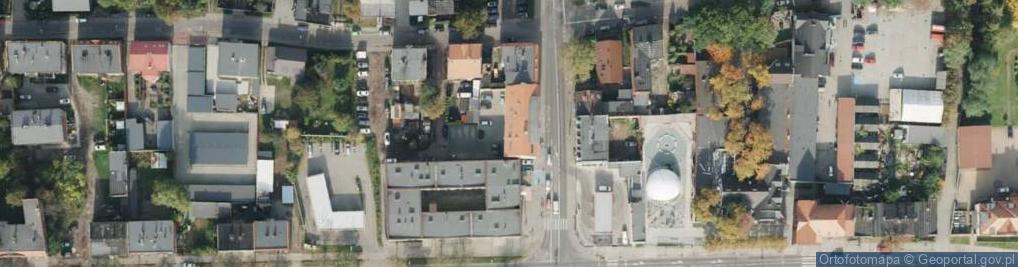 Zdjęcie satelitarne Komisariat Policji II w Zabrzu