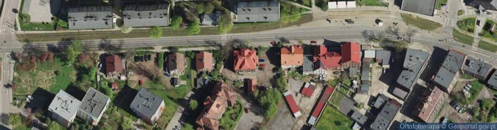 Zdjęcie satelitarne Komisariat Policji IV w Bytomiu