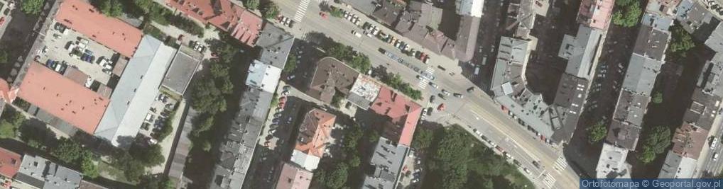Zdjęcie satelitarne Komisariat Policji IV w Krakowie