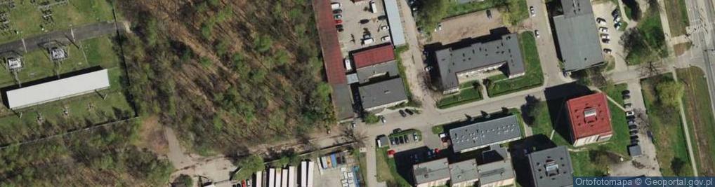 Zdjęcie satelitarne Komisariat Policji V w Bytomiu