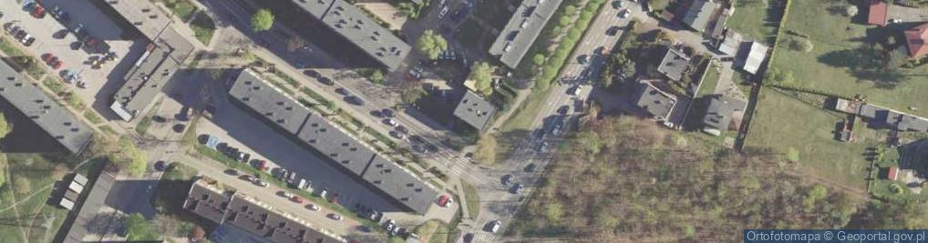 Zdjęcie satelitarne Komisariat Policji V w Rudzie Śląskiej