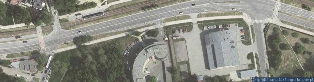 Zdjęcie satelitarne Komisariat Policji VI w Krakowie