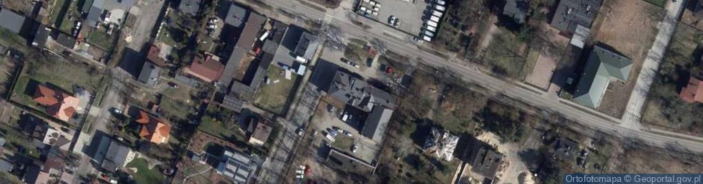 Zdjęcie satelitarne Komisariat Policji VII w Łodzi