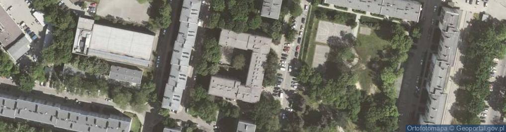 Zdjęcie satelitarne Komisariat Policji VIII w Krakowie