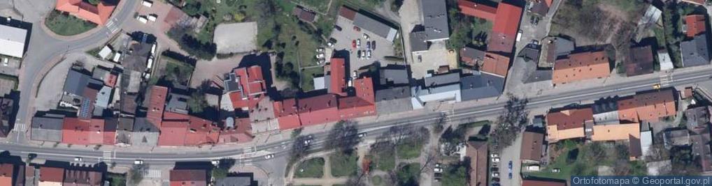 Zdjęcie satelitarne Komisariat Policji w Andrychowie