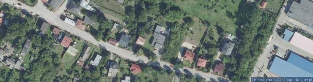 Zdjęcie satelitarne Komisariat Policji w Chęcinach