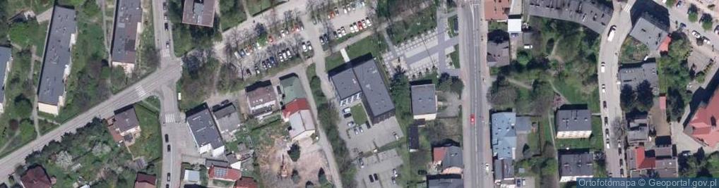 Zdjęcie satelitarne Komisariat Policji w Czechowicach-Dziedzicach