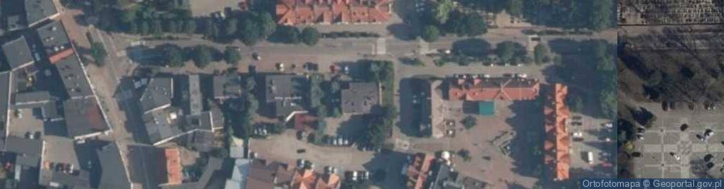 Zdjęcie satelitarne Komisariat Policji w Czersku