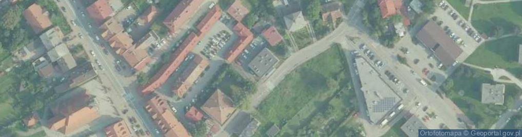 Zdjęcie satelitarne Komisariat Policji w Dobczycach