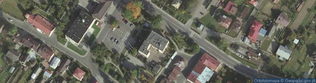 Zdjęcie satelitarne Komisariat Policji w Dubiecku