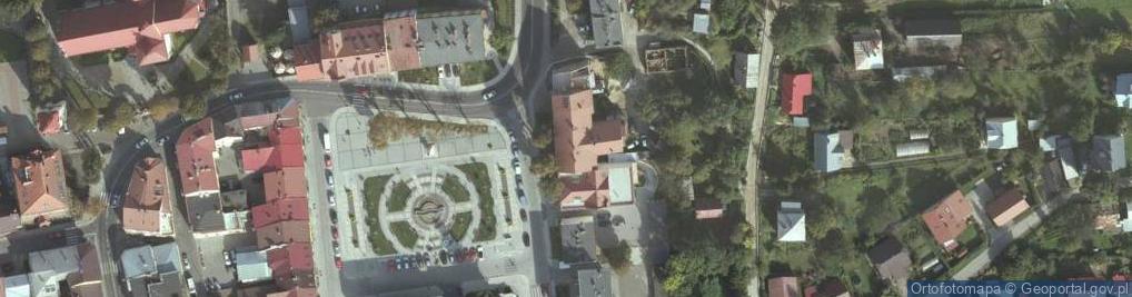 Zdjęcie satelitarne Komisariat Policji w Dynowie