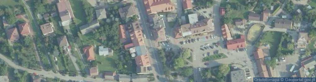 Zdjęcie satelitarne Komisariat Policji w Gdowie