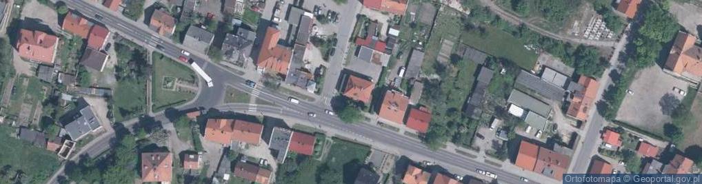Zdjęcie satelitarne Komisariat Policji w Kątach Wrocławskich