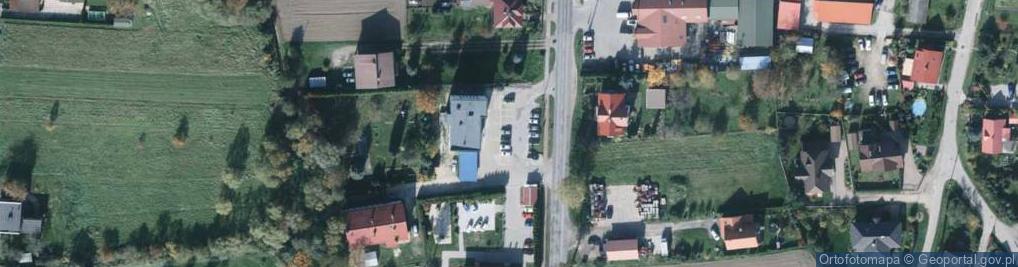 Zdjęcie satelitarne Komisariat Policji w Kobiernicach