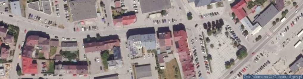 Zdjęcie satelitarne Komisariat Policji w Łapach