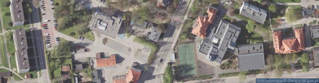 Zdjęcie satelitarne Komisariat Policji w Łaziskach Górnych