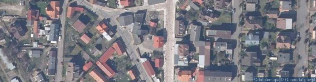 Zdjęcie satelitarne Komisariat Policji w Łebie