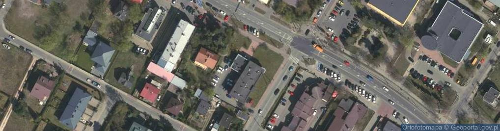 Zdjęcie satelitarne Komisariat Policji w Łomiankach