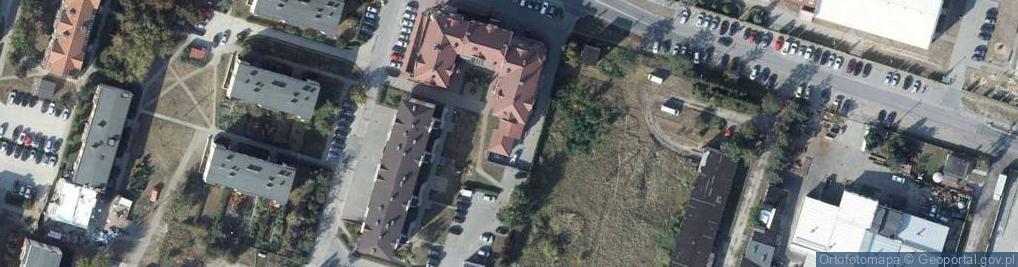 Zdjęcie satelitarne Komisariat Policji w Lubiczu